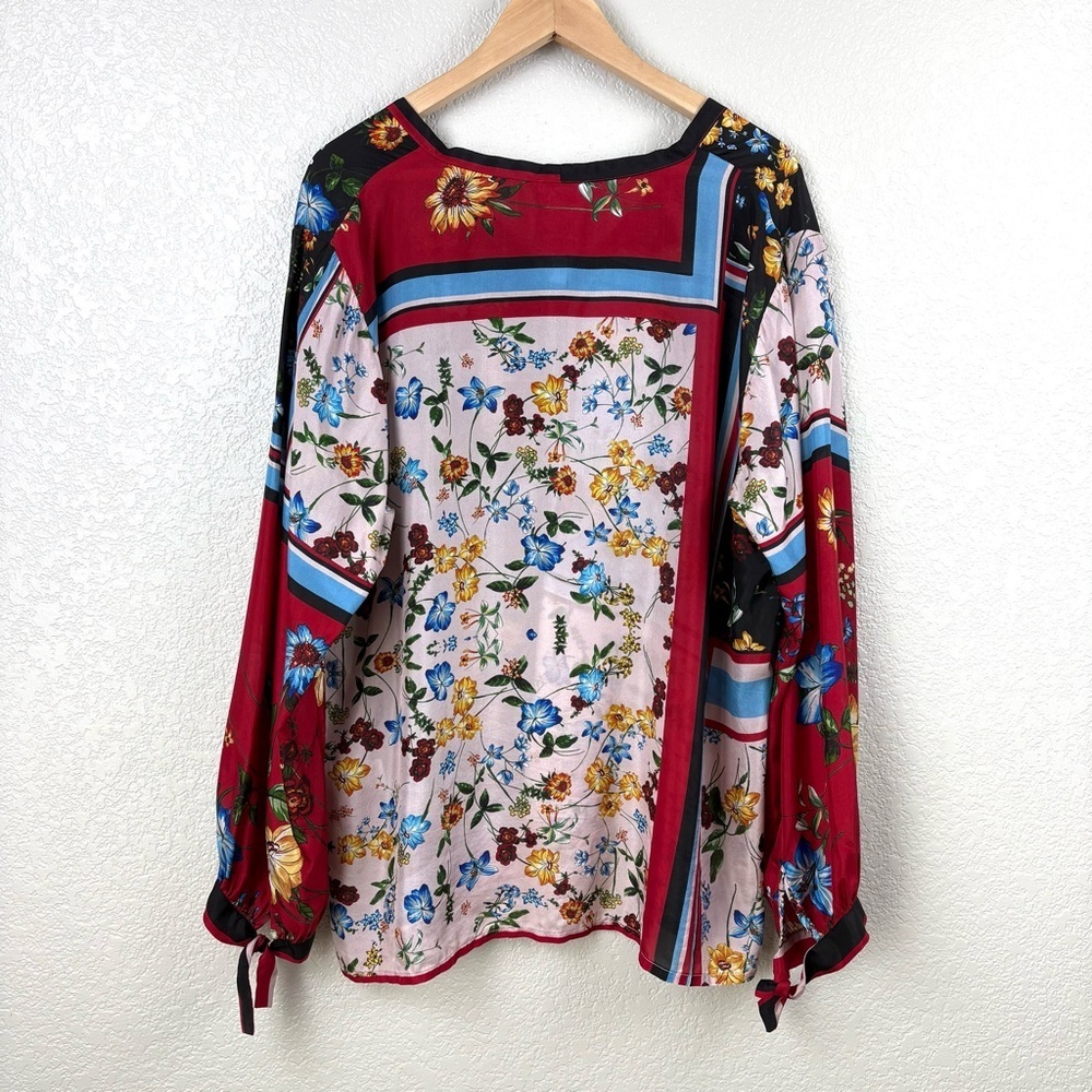 Johnny Was Perdita Mixed Floral-Print Blouse - Picture 4 of 8